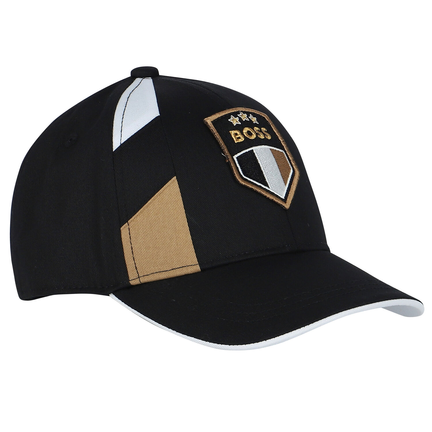 Boys Black Logo Cap, 1, hi-res